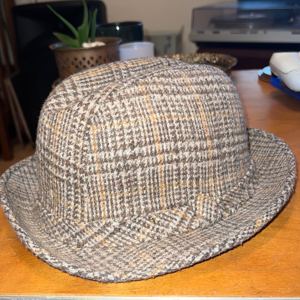 Vintage Pendleton Pure Virgin Wool Tweed Fedora